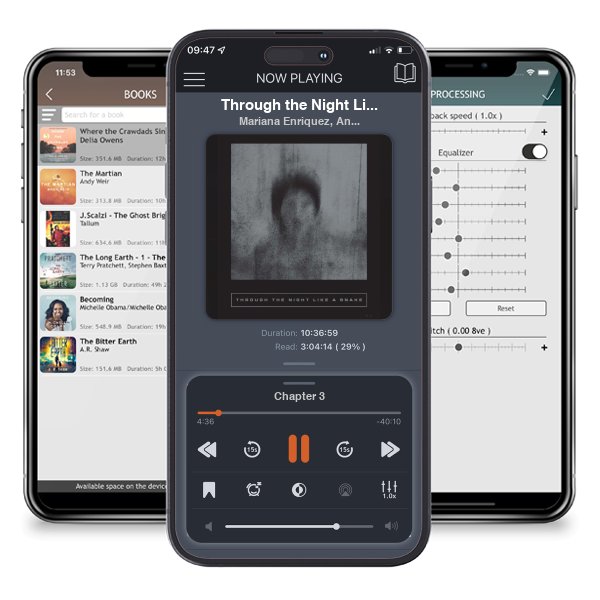 Download fo free audiobook Through the Night Like a Snake: Latin American Horror Stories by Mariana Enriquez, Antonio Diza Oliva,  et al. and listen anywhere on your iOS devices in the ListenBook app.