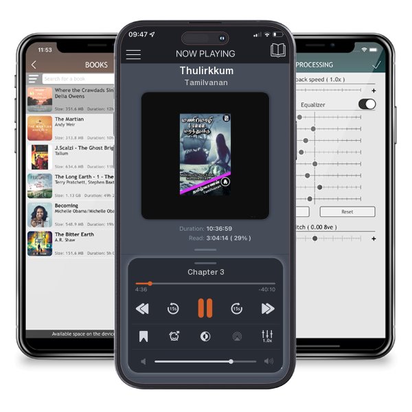 Download fo free audiobook Thulirkkum by Tamilvanan and listen anywhere on your iOS devices in the ListenBook app.