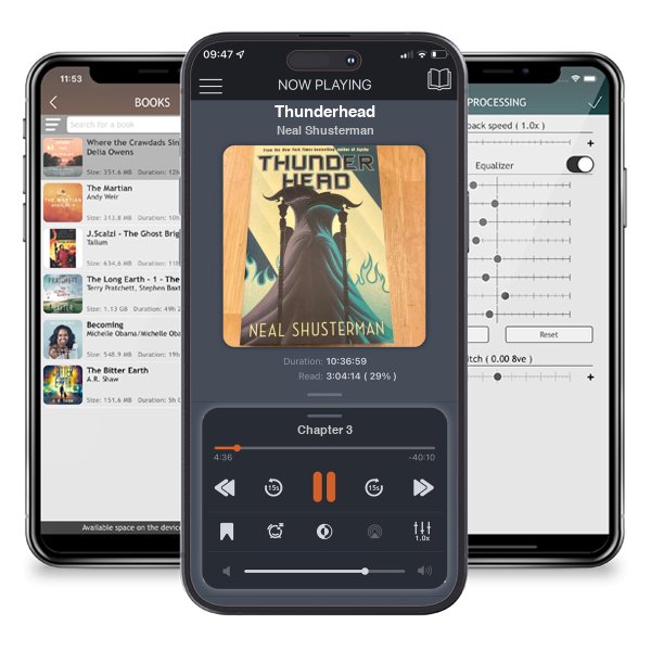 Download fo free audiobook Thunderhead by Neal Shusterman and listen anywhere on your iOS devices in the ListenBook app.