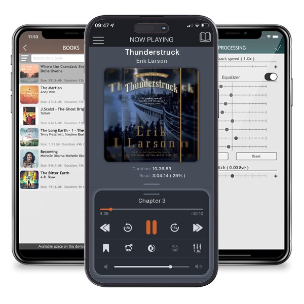 Download fo free audiobook Thunderstruck by Erik Larson and listen anywhere on your iOS devices in the ListenBook app.