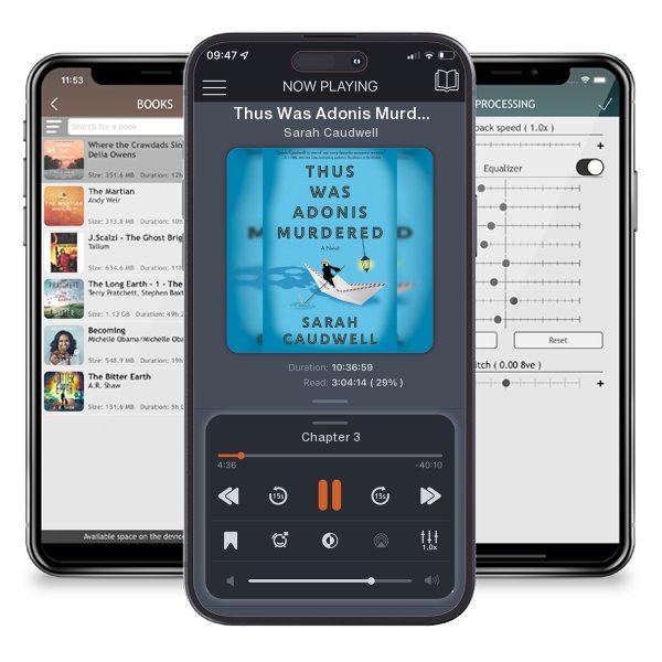 Download fo free audiobook Thus Was Adonis Murdered by Sarah Caudwell and listen anywhere on your iOS devices in the ListenBook app.