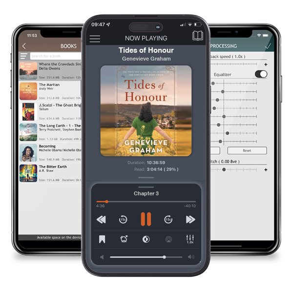 Download fo free audiobook Tides of Honour by Genevieve Graham and listen anywhere on your iOS devices in the ListenBook app.