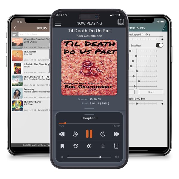 Download fo free audiobook Til Death Do Us Part by Sea Caummisar and listen anywhere on your iOS devices in the ListenBook app.