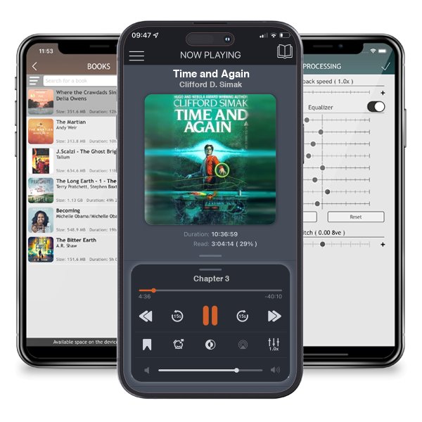 Download fo free audiobook Time and Again by Clifford D. Simak and listen anywhere on your iOS devices in the ListenBook app.