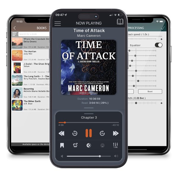 Download fo free audiobook Time of Attack by Marc Cameron and listen anywhere on your iOS devices in the ListenBook app.