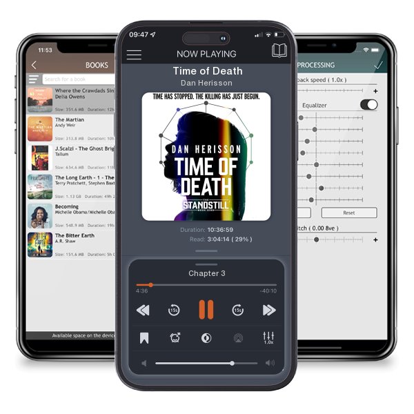 Download fo free audiobook Time of Death by Dan Herisson and listen anywhere on your iOS devices in the ListenBook app.