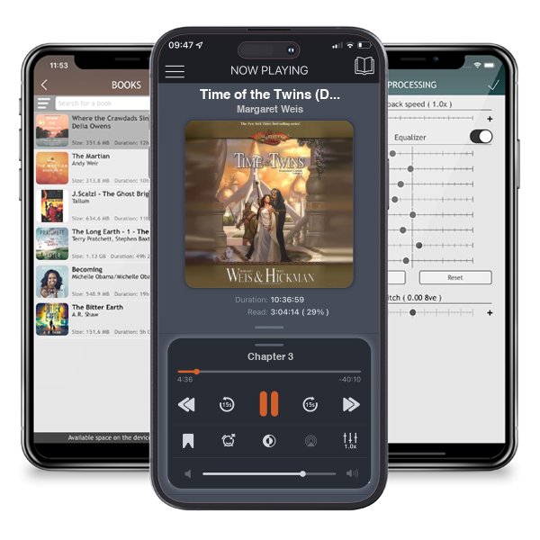 Download fo free audiobook Time of the Twins (Dragonlance: Legends, #1) by Margaret Weis and listen anywhere on your iOS devices in the ListenBook app.