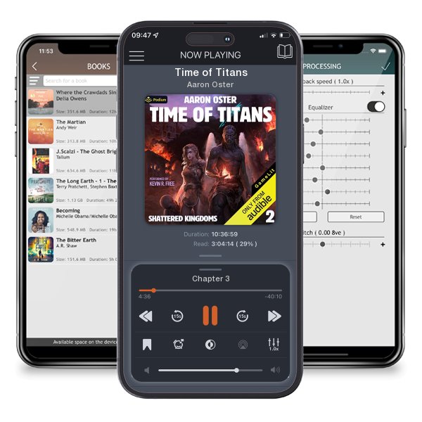 Download fo free audiobook Time of Titans by Aaron Oster and listen anywhere on your iOS devices in the ListenBook app.