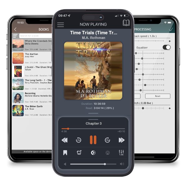 Download fo free audiobook Time Trials (Time Trials, #1) by M.A. Rothman and listen anywhere on your iOS devices in the ListenBook app.