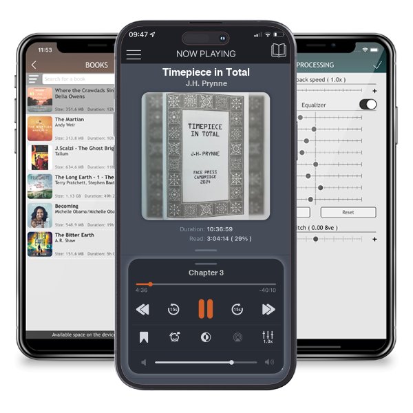 Download fo free audiobook Timepiece in Total by J.H. Prynne and listen anywhere on your iOS devices in the ListenBook app.