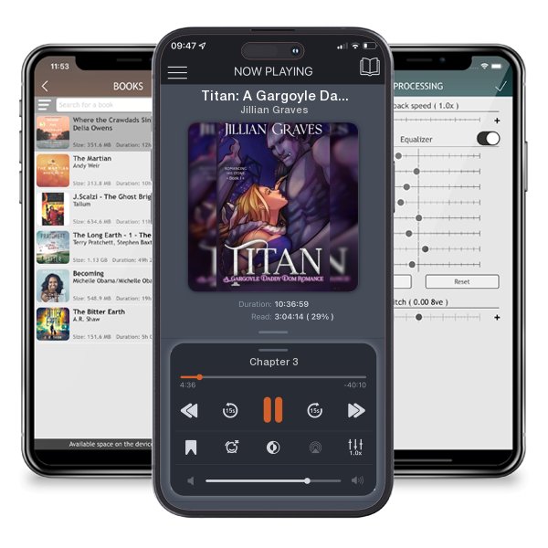 Download fo free audiobook Titan: A Gargoyle Daddy Dom Romance by Jillian Graves and listen anywhere on your iOS devices in the ListenBook app.