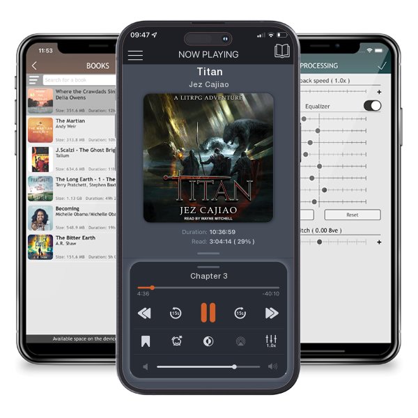 Download fo free audiobook Titan by Jez Cajiao and listen anywhere on your iOS devices in the ListenBook app.