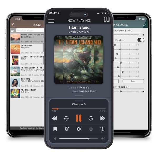 Download fo free audiobook Titan Island by Uriah Crawford and listen anywhere on your iOS devices in the ListenBook app.