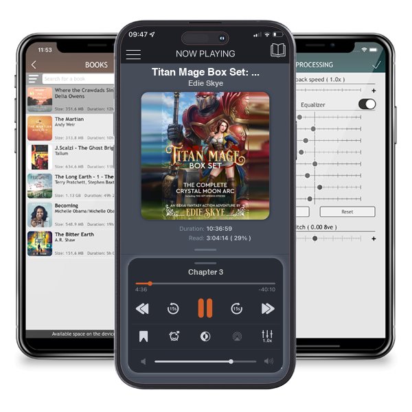 Download fo free audiobook Titan Mage Box Set: The Complete Crystal Moon Arc: An Isekai Fantasy Action Adventure by Edie Skye and listen anywhere on your iOS devices in the ListenBook app.