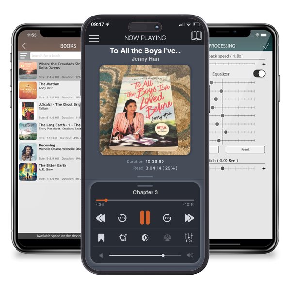 Download fo free audiobook To All the Boys I've Loved Before by Jenny Han and listen anywhere on your iOS devices in the ListenBook app.