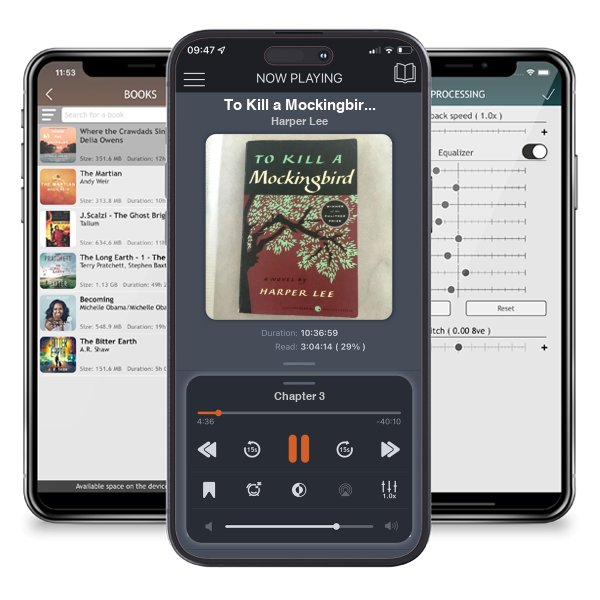 Download fo free audiobook To Kill a Mockingbird by Harper Lee and listen anywhere on your iOS devices in the ListenBook app.