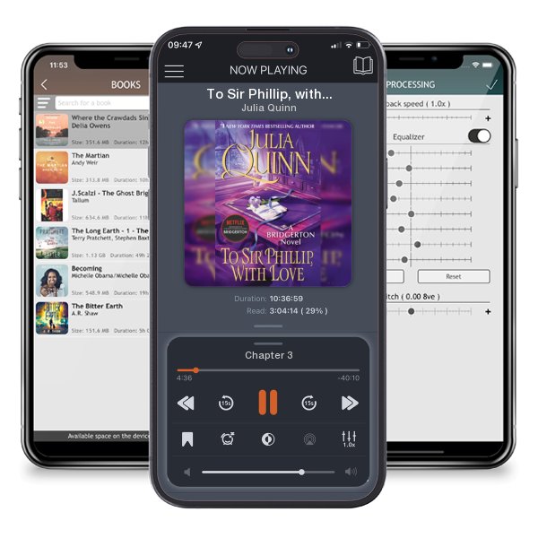 Download fo free audiobook To Sir Phillip, with Love: Bridgerton by Julia Quinn and listen anywhere on your iOS devices in the ListenBook app.