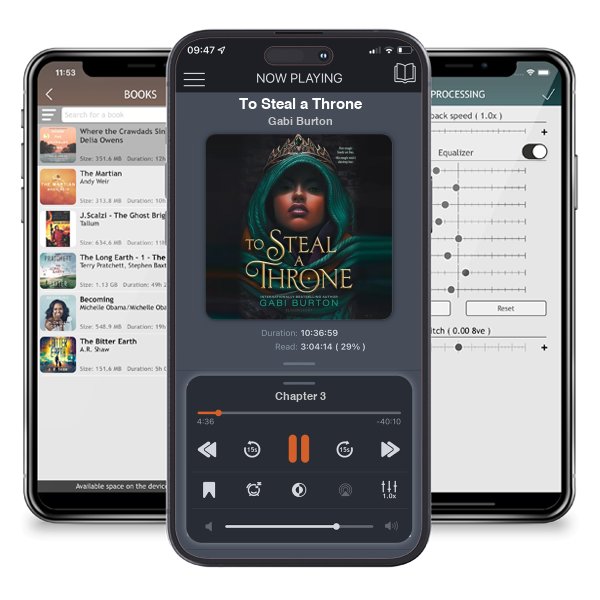 Download fo free audiobook To Steal a Throne by Gabi Burton and listen anywhere on your iOS devices in the ListenBook app.