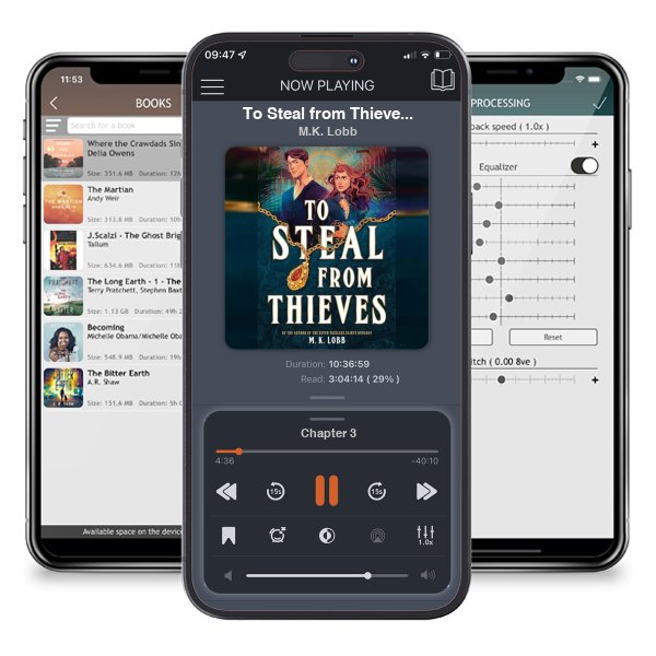 Download fo free audiobook To Steal from Thieves (Thieves & Kings, #1) by M.K. Lobb and listen anywhere on your iOS devices in the ListenBook app.