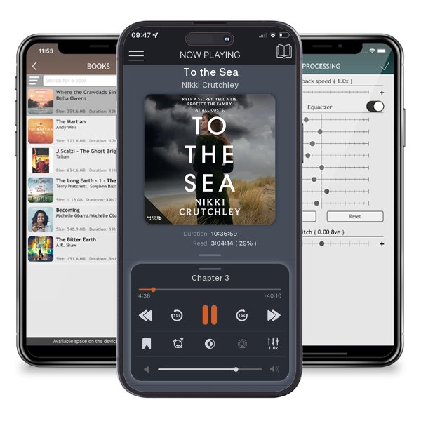 Download fo free audiobook To the Sea by Nikki Crutchley and listen anywhere on your iOS devices in the ListenBook app.