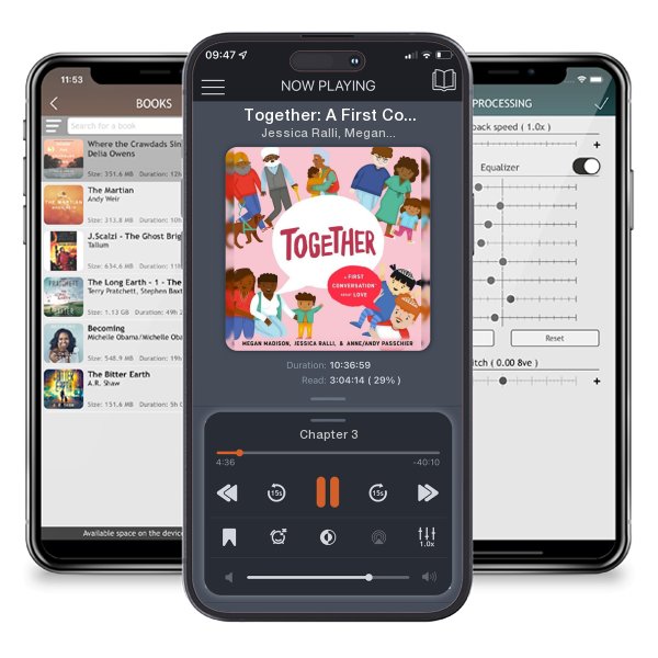 Download fo free audiobook Together: A First Conversation about Love by Jessica Ralli, Megan Madison, et al. and listen anywhere on your iOS devices in the ListenBook app.