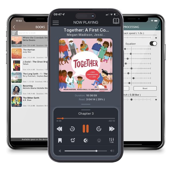 Download fo free audiobook Together: A First Conversation about Love by Megan Madison, Jessica Ralli, et al. and listen anywhere on your iOS devices in the ListenBook app.