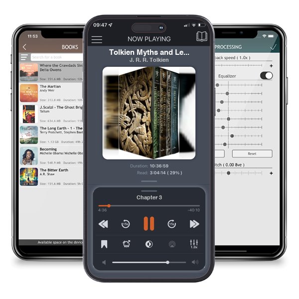 Download fo free audiobook Tolkien Myths and Legends Box Set: Sir Gawain and the Green Knight, The Legend of Sigurd and Gudrún, The Fall of Arthur, Beowulf by J. R. R. Tolkien and listen anywhere on your iOS devices in the ListenBook app.