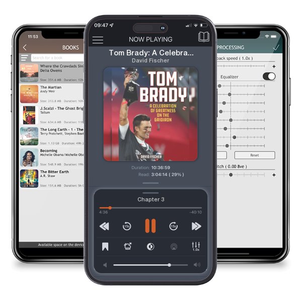 Download fo free audiobook Tom Brady: A Celebration of Greatness on the Gridiron by David Fischer and listen anywhere on your iOS devices in the ListenBook app.
