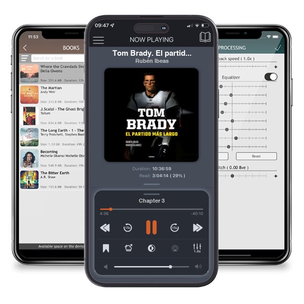 Descargar audiolibro gratis Tom Brady. El partido más largo / Tom Brady. The Longest Match by Rubén Ibeas y escuchar en cualquier lugar en sus dispositivos iOS en la aplicación ListenBook.