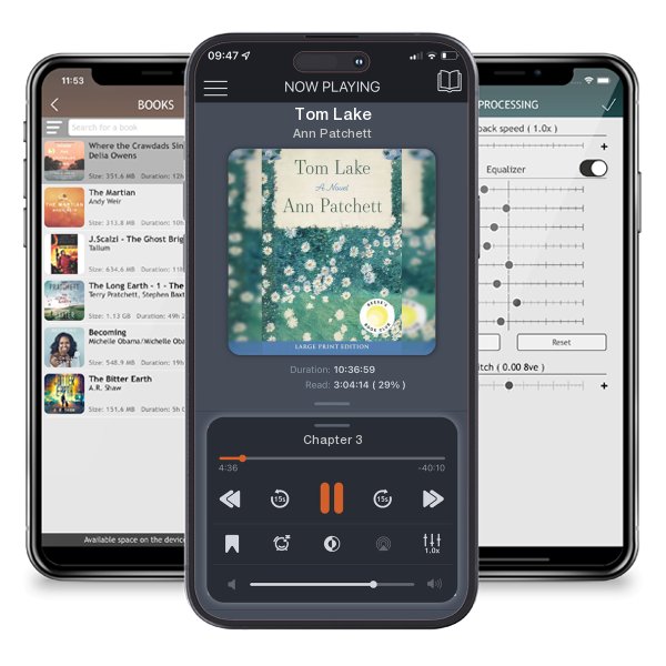 Download fo free audiobook Tom Lake by Ann Patchett and listen anywhere on your iOS devices in the ListenBook app.