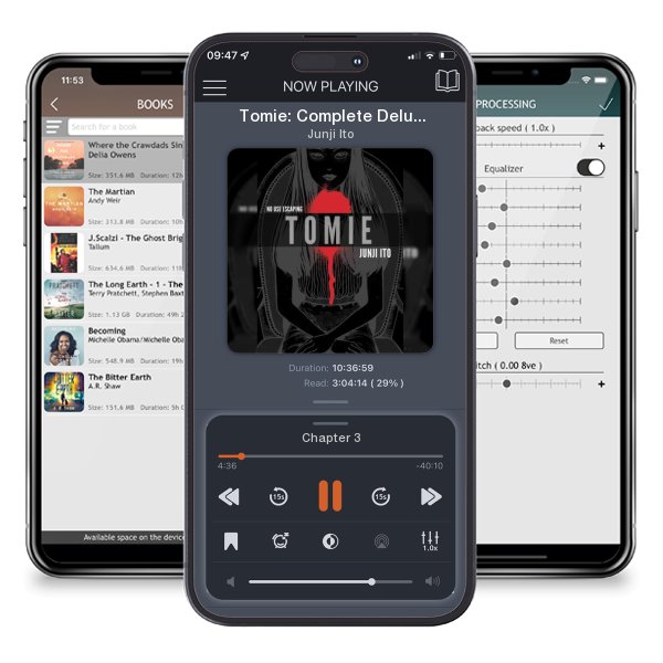 Download fo free audiobook Tomie: Complete Deluxe Edition (Complete Deluxe) by Junji Ito and listen anywhere on your iOS devices in the ListenBook app.