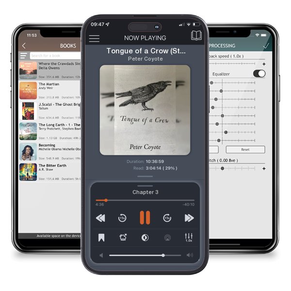 Download fo free audiobook Tongue of a Crow (Stahlecker Selections) by Peter Coyote and listen anywhere on your iOS devices in the ListenBook app.