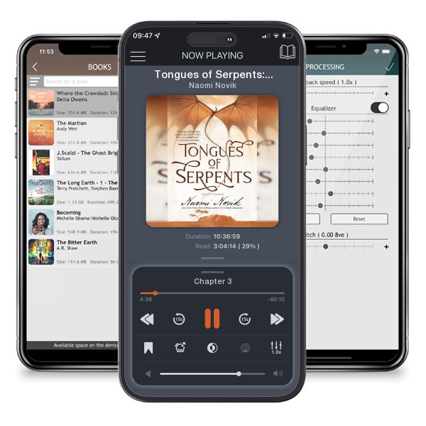 Download fo free audiobook Tongues of Serpents: Book Six of Temeraire by Naomi Novik and listen anywhere on your iOS devices in the ListenBook app.