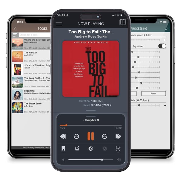 Download fo free audiobook Too Big to Fail: The Inside Story of How Wall Street and Washington Fought to Save the Financial System from Crisis — and Themselves by Andrew Ross Sorkin and listen anywhere on your iOS devices in the ListenBook app.