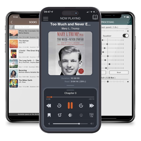 Download fo free audiobook Too Much and Never Enough by Mary L. Trump and listen anywhere on your iOS devices in the ListenBook app.