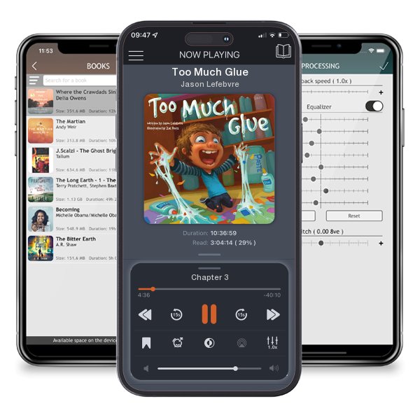 Download fo free audiobook Too Much Glue by Jason Lefebvre and listen anywhere on your iOS devices in the ListenBook app.
