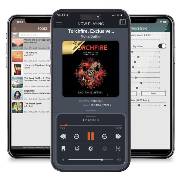 Download fo free audiobook Torchfire: Exclusive Edition - The Torch Trilogy by Moira Buffini and listen anywhere on your iOS devices in the ListenBook app.