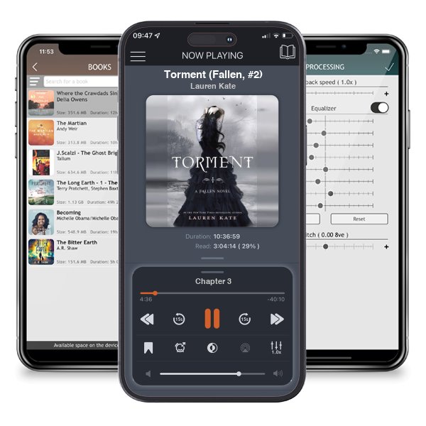 Download fo free audiobook Torment (Fallen, #2) by Lauren Kate and listen anywhere on your iOS devices in the ListenBook app.