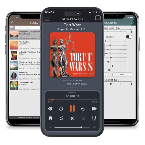 Download fo free audiobook Tort Wars by Roger N. Messer J. D. and listen anywhere on your iOS devices in the ListenBook app.