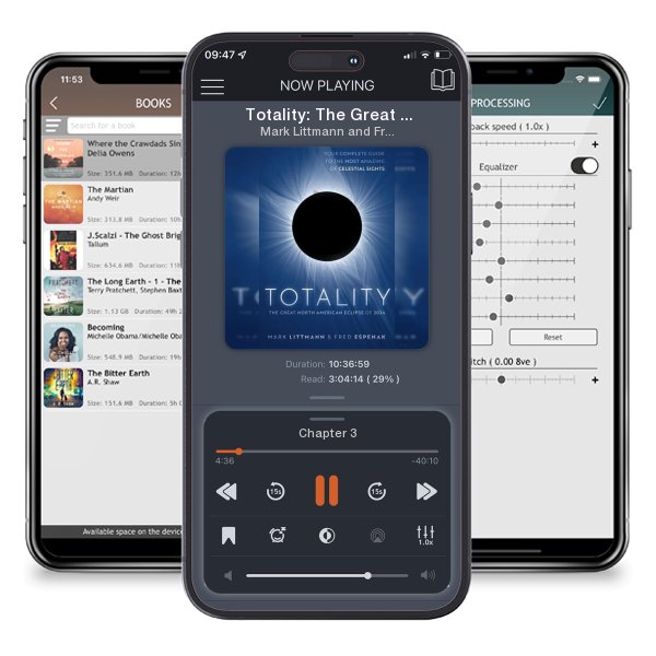 Download fo free audiobook Totality: The Great North American Eclipse of 2024 by Mark Littmann and Fred Espenak and listen anywhere on your iOS devices in the ListenBook app.