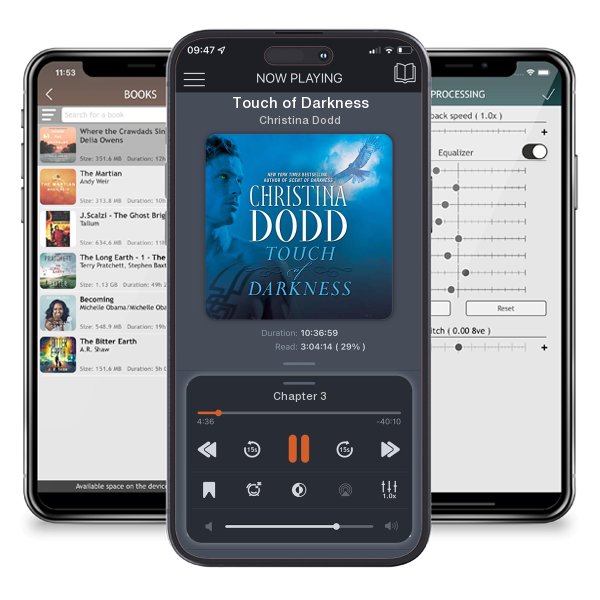 Download fo free audiobook Touch of Darkness by Christina Dodd and listen anywhere on your iOS devices in the ListenBook app.