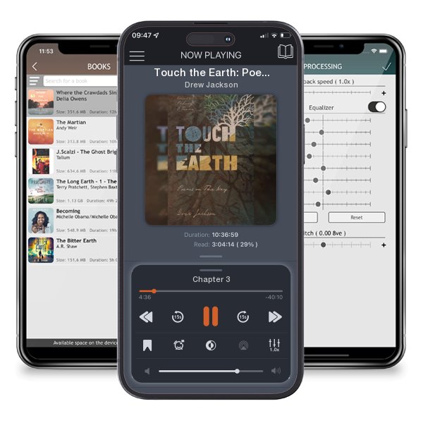 Download fo free audiobook Touch the Earth: Poems on the Way by Drew Jackson and listen anywhere on your iOS devices in the ListenBook app.