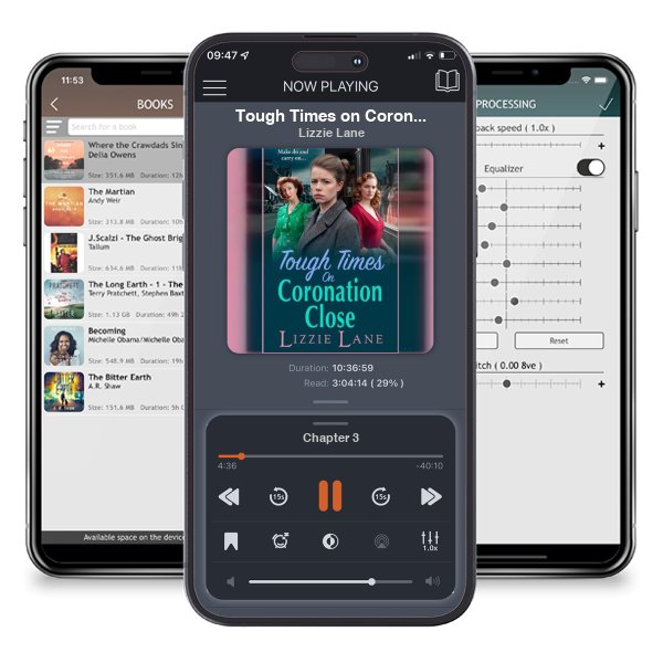 Download fo free audiobook Tough Times on Coronation Close - Coronation Close by Lizzie Lane and listen anywhere on your iOS devices in the ListenBook app.