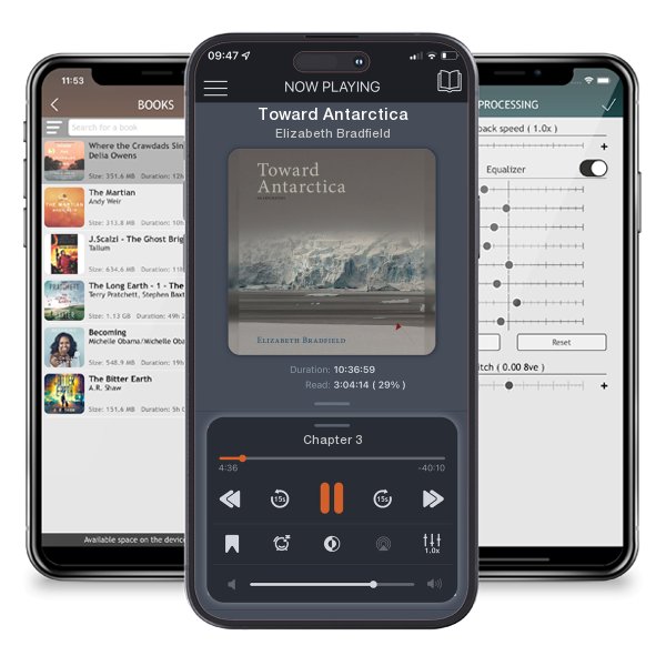 Download fo free audiobook Toward Antarctica by Elizabeth Bradfield and listen anywhere on your iOS devices in the ListenBook app.
