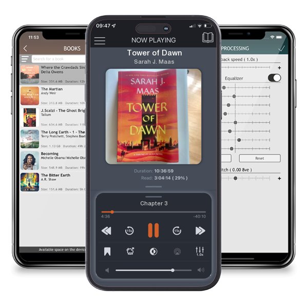 Download fo free audiobook Tower of Dawn by Sarah J. Maas and listen anywhere on your iOS devices in the ListenBook app.