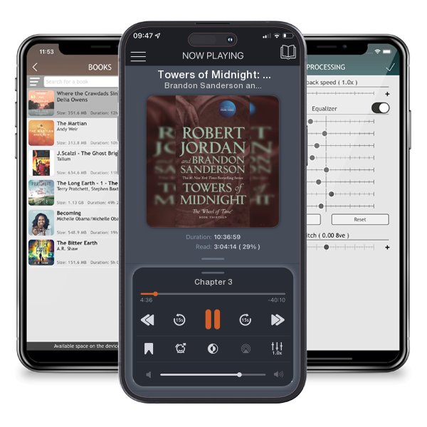 Download fo free audiobook Towers of Midnight: Book Thirteen of the Wheel of Time by Brandon Sanderson and Robert Jordan and listen anywhere on your iOS devices in the ListenBook app.