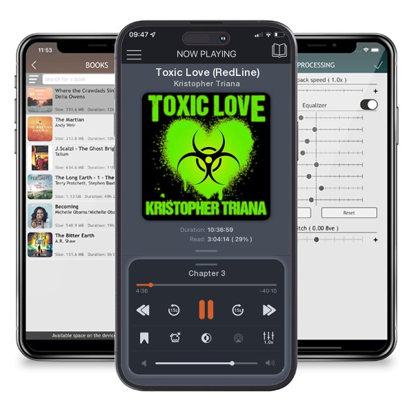 Download fo free audiobook Toxic Love (RedLine) by Kristopher Triana and listen anywhere on your iOS devices in the ListenBook app.