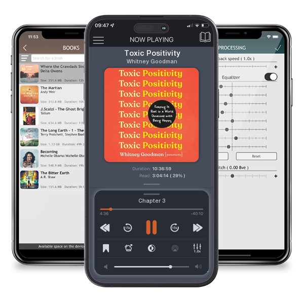 Download fo free audiobook Toxic Positivity by Whitney Goodman and listen anywhere on your iOS devices in the ListenBook app.
