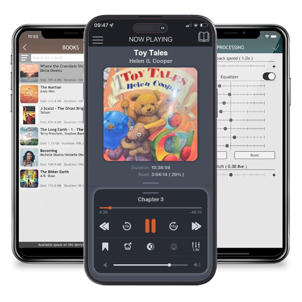 Download fo free audiobook Toy Tales by Helen S. Cooper and listen anywhere on your iOS devices in the ListenBook app.