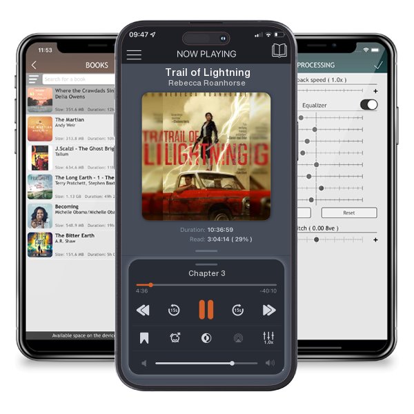 Download fo free audiobook Trail of Lightning by Rebecca Roanhorse and listen anywhere on your iOS devices in the ListenBook app.